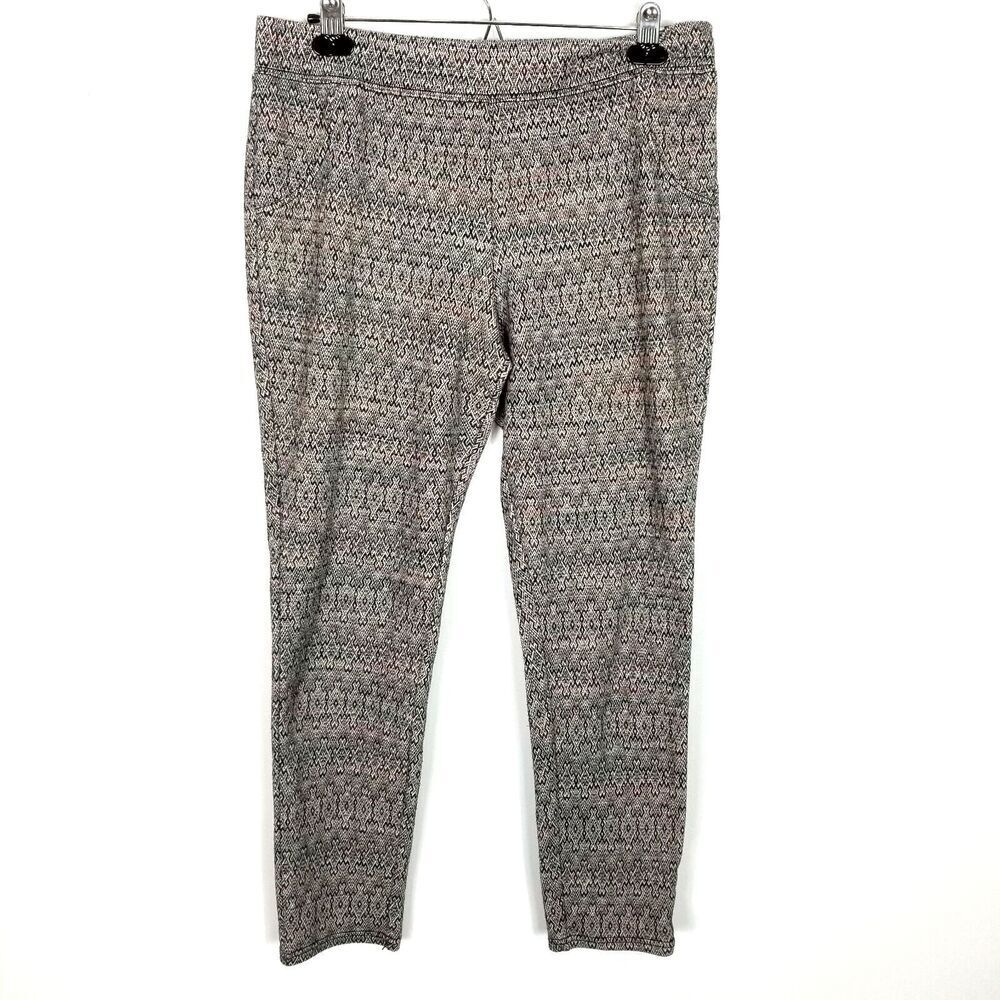 Free People Womens Tribal Aztec Leggings Pants Sz L Knit Pull On